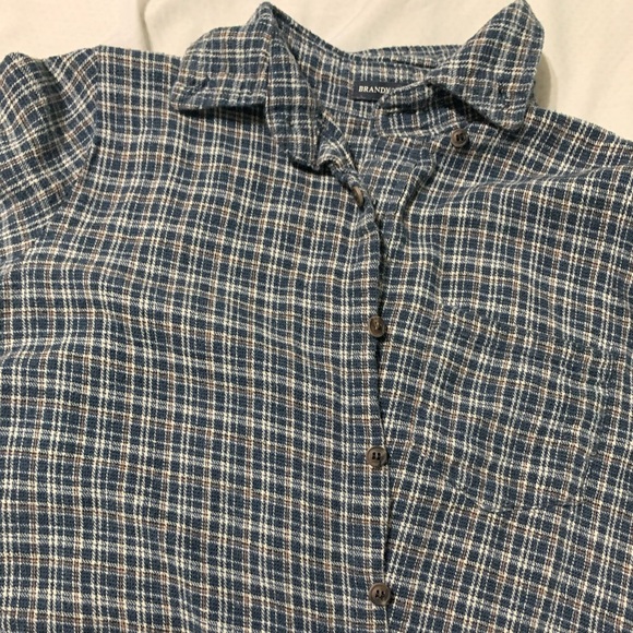 Brandy Melville Plaid Cropped Top - Picture 2 of 3